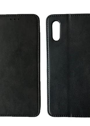 Чехол-книжка black tpu magnet for xiaomi redmi 9a black