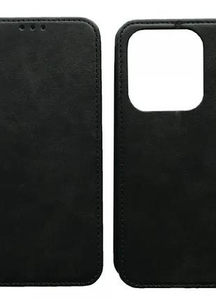 Чохол-книжка black tpu magnet for xiaomi redmi note 14 4g eu black