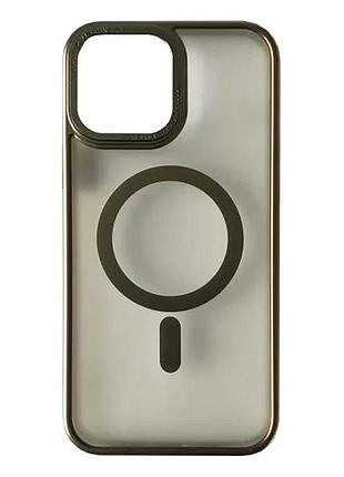 Чехол perfect case with magsafe for iphone 14 pro max titanium gray