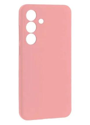 Чехол silicone case luxury для samsung s25 fe light pink
