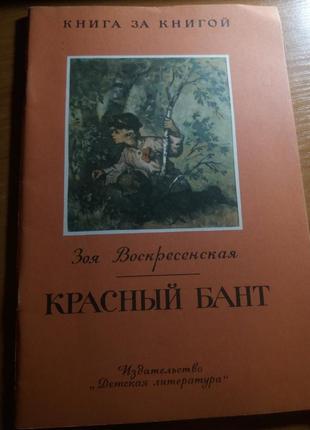 Червоний бант воскресенська книга дитяча література срср 1987 розповідь