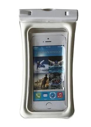 Чехол водонепроницаемый waterproof color side white