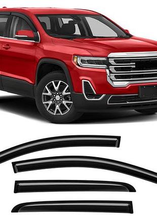 Дождевые защитные экраны для gmc acadia 2017 2018 2019 2020 2021 2022 2023 2024 лет, чрезвычайно прочные дефлекторы боковых окон.
