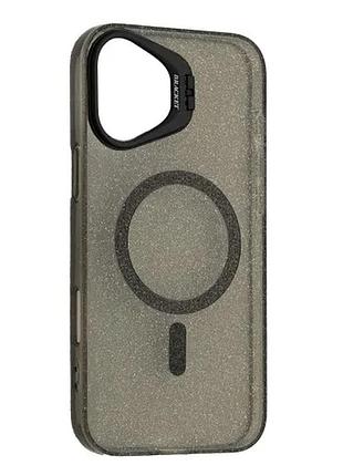 Чехол pro crystalshine fortable magsafe for iphone 16 plus black