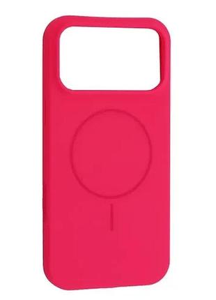 Чехол silicone case with magsafe for iphone 17 pro max firefly