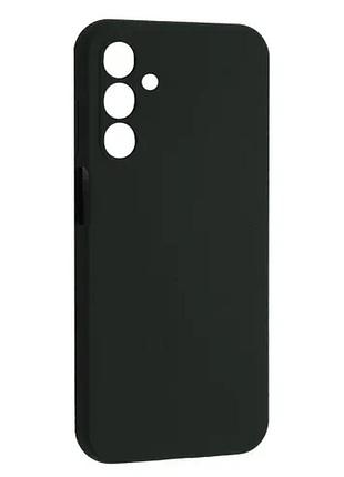 Чехол silicone case luxury для samsung a35 (а355) forest green