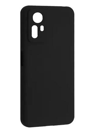 Чехол silicone case luxury для xiaomi redmi note 12s black