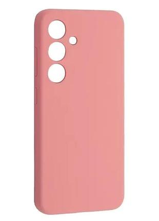 Чохол silicone case luxury для samsung s24 light pink