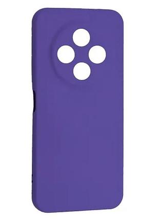 Чехол silicone case camera (no logo) для tecno spark 30c (kl5n) lilac