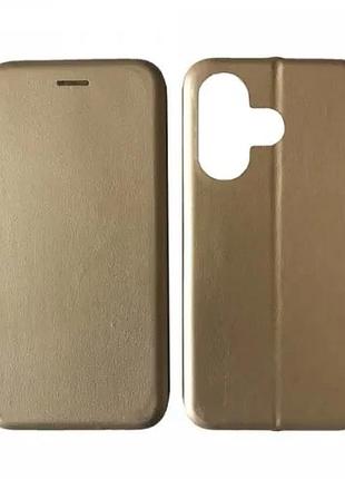 Чохол-книжка level for xiaomi redmi 13 gold