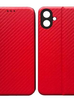 Чехол-книжка carbon for samsung a07 (a075) red