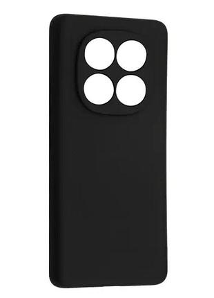 Чохол silicone case full for xiaomi redmi note 14 pro+ 5g black