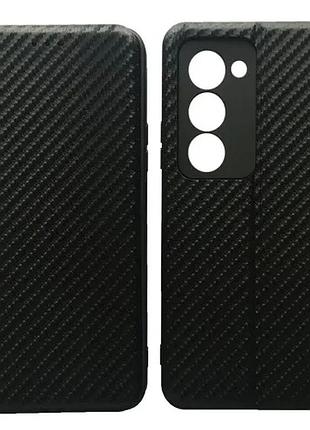 Чехол-книжка carbon for xiaomi redmi 15 5g black