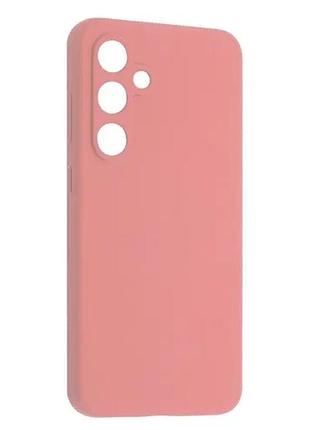 Чехол silicone case luxury для samsung s25 light pink