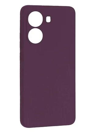 Чехол silicone case full for xiaomi poco x7 pro 5g grape