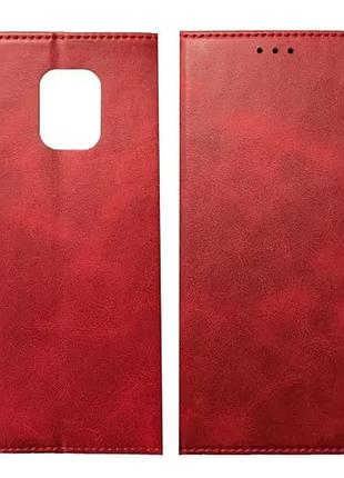 Чохол-книжка black tpu magnet for xiaomi redmi note 9s/9pro red