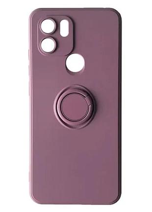Чехол ring case для xiaomi redmi a1/a1+/a2+/poco c51 cherry purple
