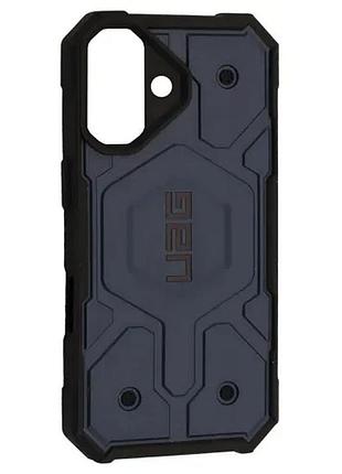 Чохол ударостійкий uag new ≥finder colors magsafe for iphone 16 dark blue