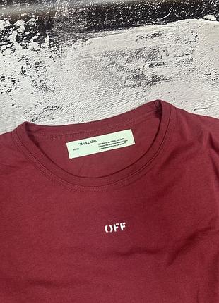 Чоловічий лонгслів off white 3