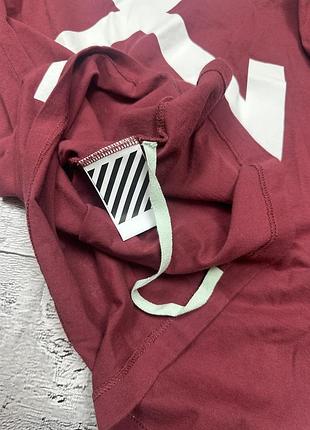 Чоловічий лонгслів off white 7