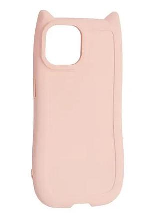 Чохол cat for iphone 15 pink