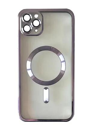 Чохол shining camera magsafe for iphone 11 pro max glycine