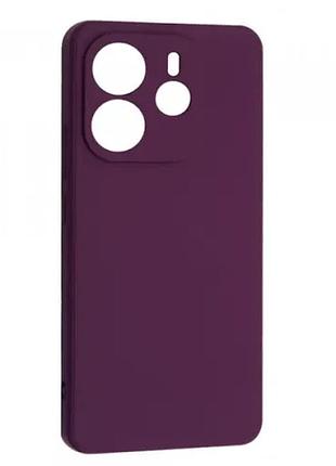 Чохол silicone case full for xiaomi redmi note 14 4g eu grape
