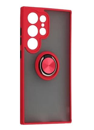 Чохол gingle ring case for samsung s24 ultra red