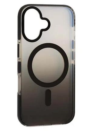 Чохол mystik magsafe case for iphone 16 black