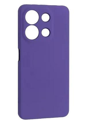 Чехол silicone case camera (no logo) для xiaomi redmi note 13 4g lilac