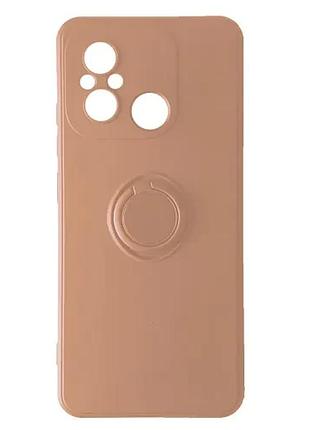 Чехол ring case для xiaomi redmi 12c pink