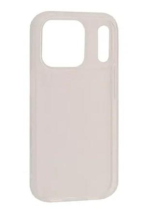 Чохол silicone clear case 2.0 mm. for iphone 17 pro transparent