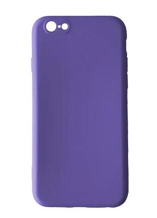 Чехол silicone case camera (no logo) для iphone 6s lilac