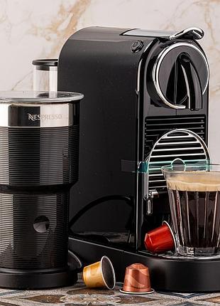 Кавомашина капсульна nespresso citiz з капучинатором aeroccino xl для капсул nespresso original