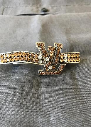Заколка lv для волосся