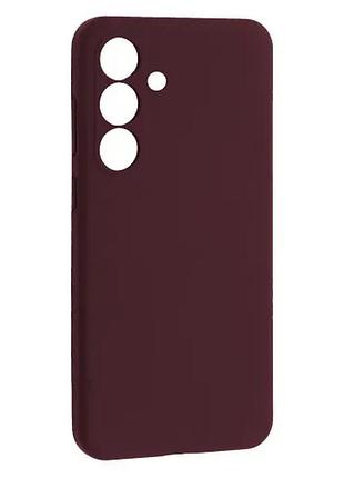 Чохол silicone case luxury для samsung s25 fe marsala