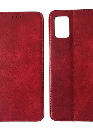 Чехол-книжка black tpu magnet for samsung a02s (a025) red