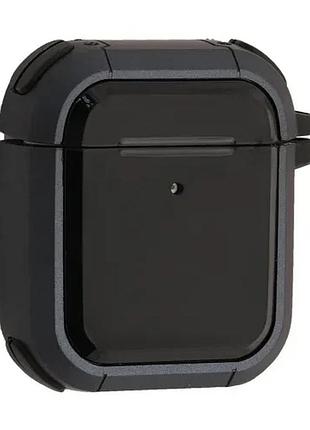 Чехол для airpods 1/2 bodyguard case black blue