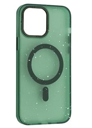 Чохол spray magsafe case for iphone 16 pro max green