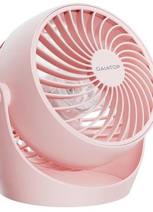 Настольный вентилятор gaiatop, 5-дюймовый портативный электрический настольный вентилятор, небольшой, но мощны