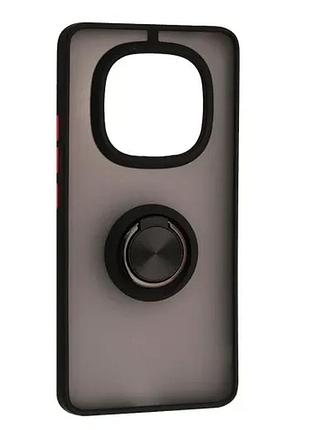Чехол gingle ring case for xiaomi redmi note 14 pro 5g black