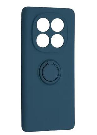 Чехол ring case для xiaomi redmi note 14 pro 4g blue
