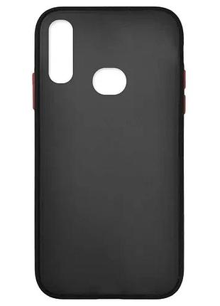 Чохол-бампер захисний gingle matte case samsung a10s (a107) black/red