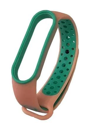 Ремінець для xiaomi mi band 5 nike sport pink-mint