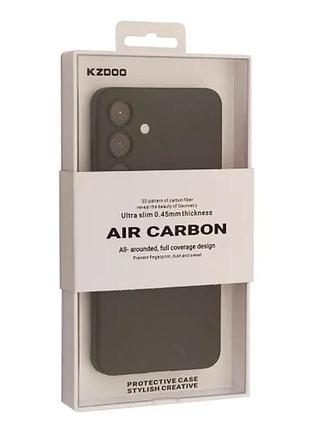 Чохол kzdoo air carbon for samsung s24 black