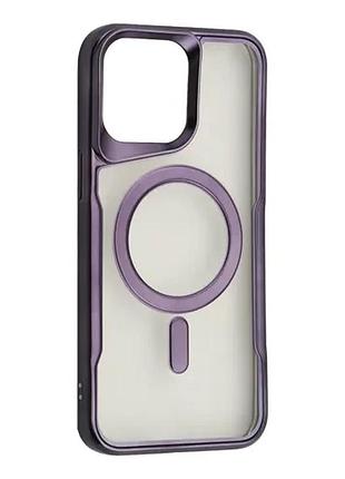 Чехол esthetic magsafe case for iphone 13 pro max deep purple