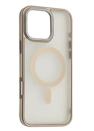 Чехол perfect case with magsafe for iphone 16 pro max titanium gray