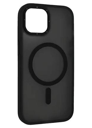 Чохол total matte magsafe for iphone 16 pro black