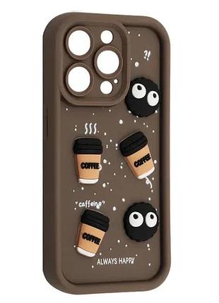 Чохол happy cookie case for iphone 14 pro brown