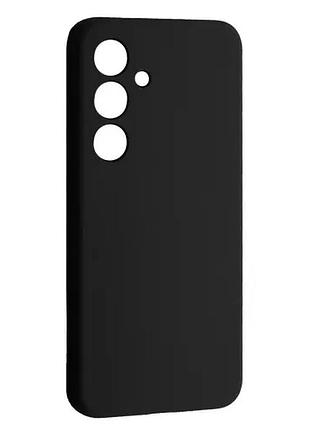 Чехол silicone case luxury для samsung s24+ black